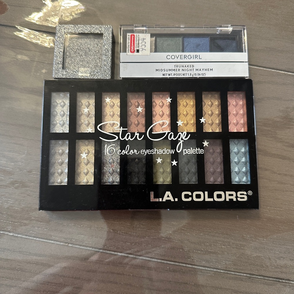 Star gage 16 color eyeshadow palette with covergirl midsummer night mayhem